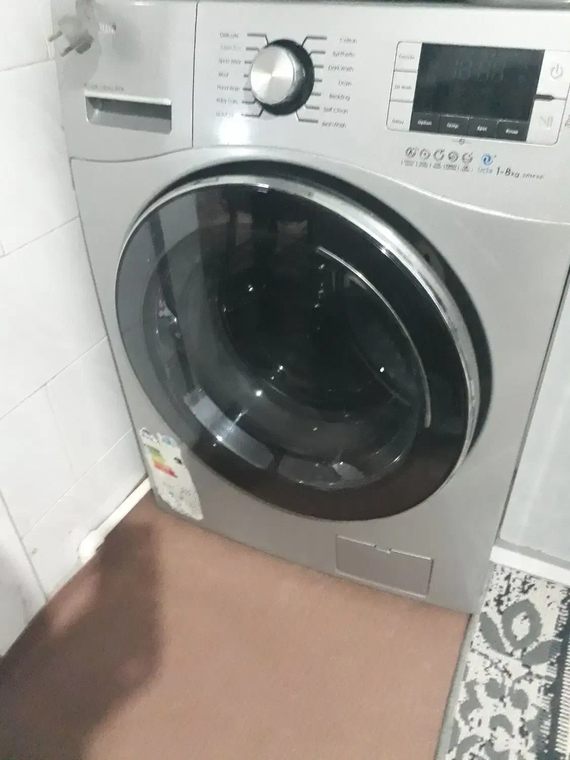 لباسشویی اسنوا ۸کیلو تمام اتوماتیک|ماشین لباسشویی و خشککن لباس|خلخال, |دیوار