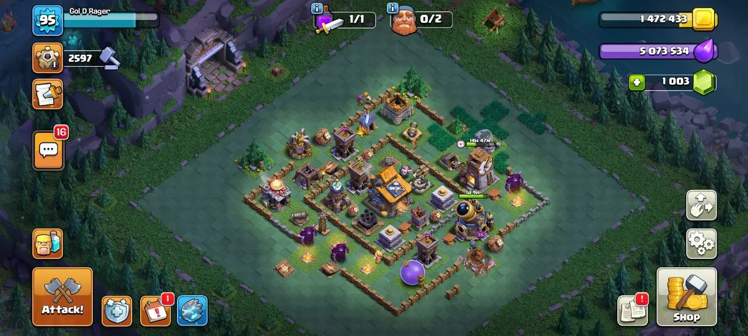 اکانت بازی کلش آف کلنز تان ۱۷|کنسول، بازی ویدئویی و آنلاین|تهران, مهران|دیوار