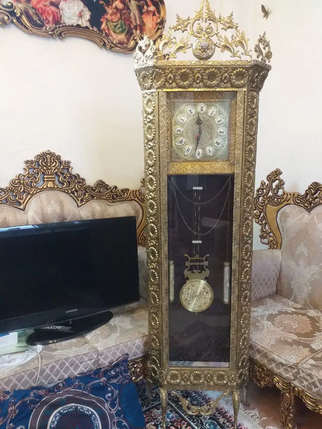 ساعت ایستاده برنز|ساعت دیواری و تزئینی|اهر, |دیوار