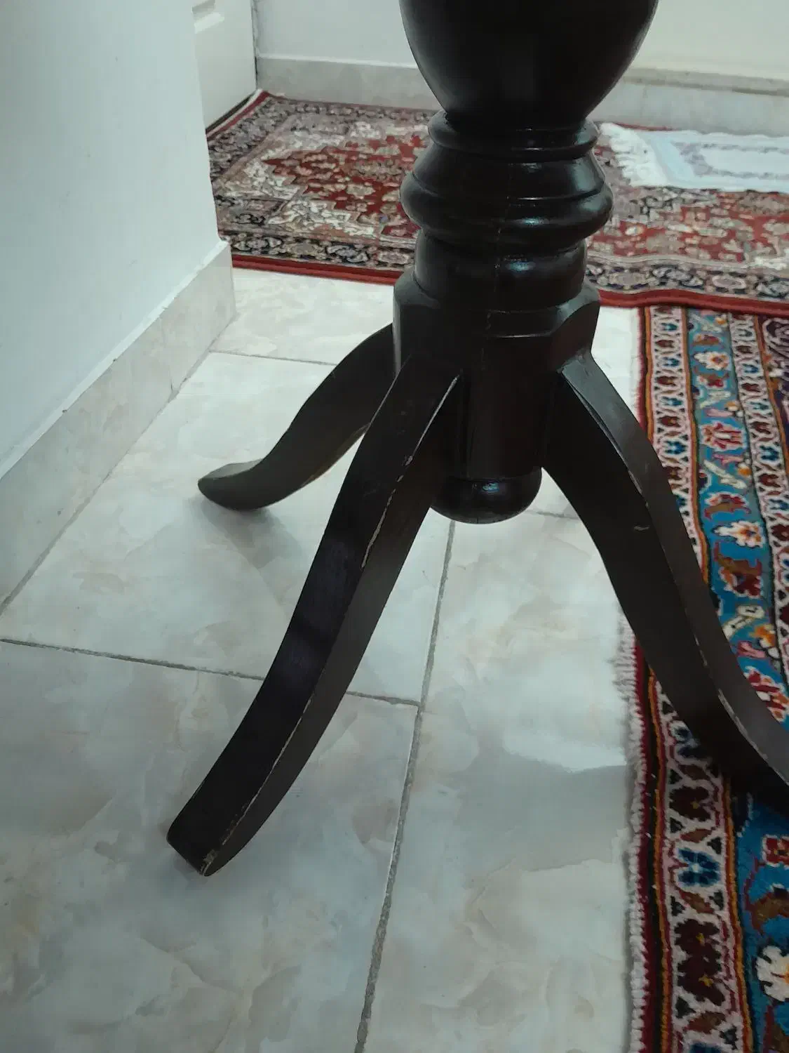 میزگرد چوبی با شال رویه ی بلند|مبلمان خانگی و میز عسلی|تبریز, |دیوار