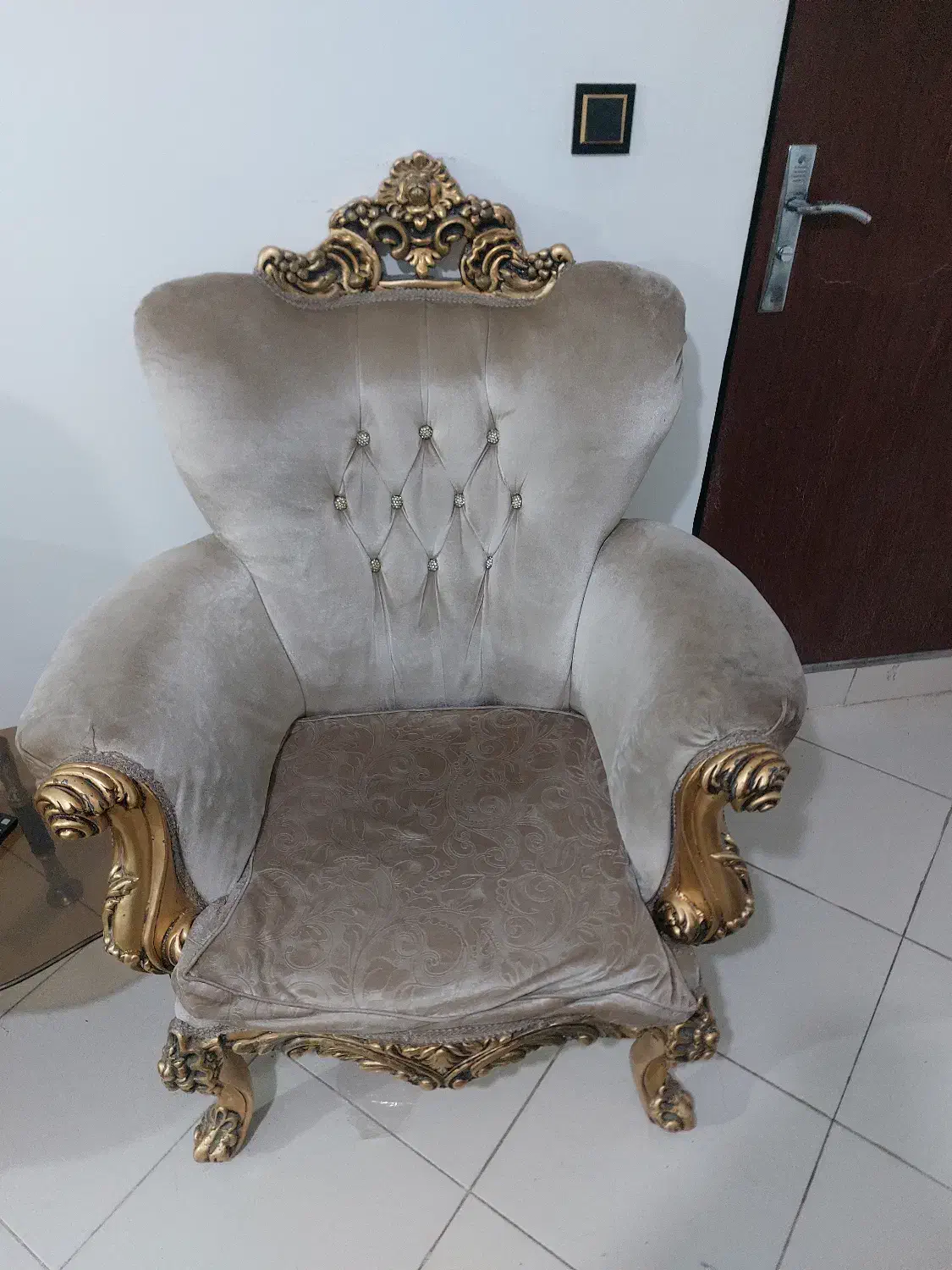 مبل استیل ۹ نفره سلطنتی|مبلمان خانگی و میز عسلی|کوهسار (البرز), |دیوار