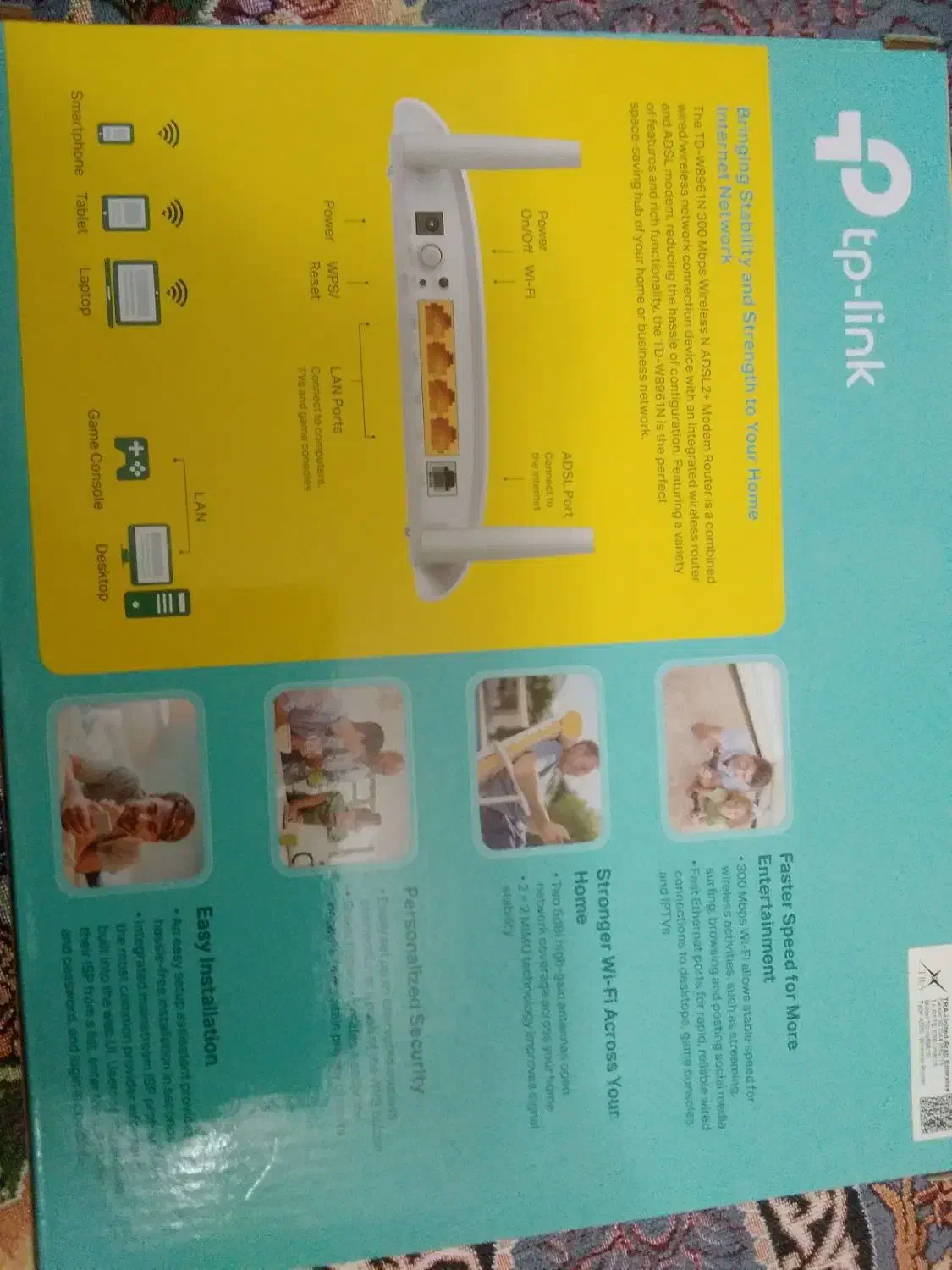 مودم tp link  پرسرعت نو و سالم|مودم و تجهیزات شبکه|خرم‌آباد, |دیوار