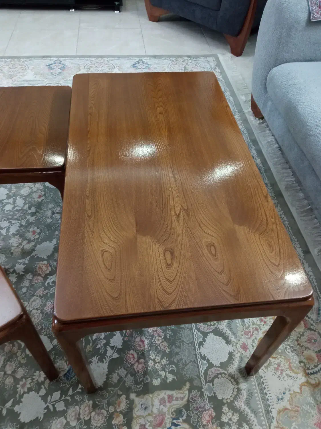 میز پذیرایی نو و دو عدد عسلی|مبلمان خانگی و میز عسلی|اصفهان, شهشهان|دیوار