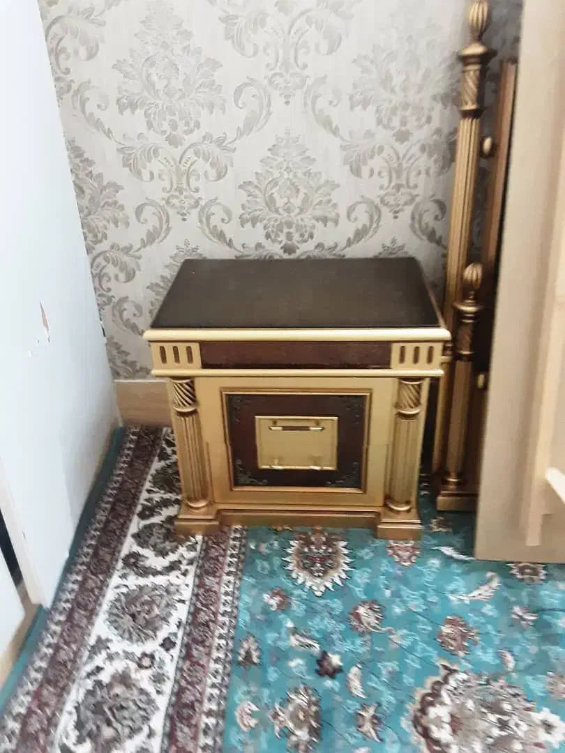 سرویس خواب دو نفره تمام چوب|تخت و سرویس خواب|قم, سالاریه|دیوار