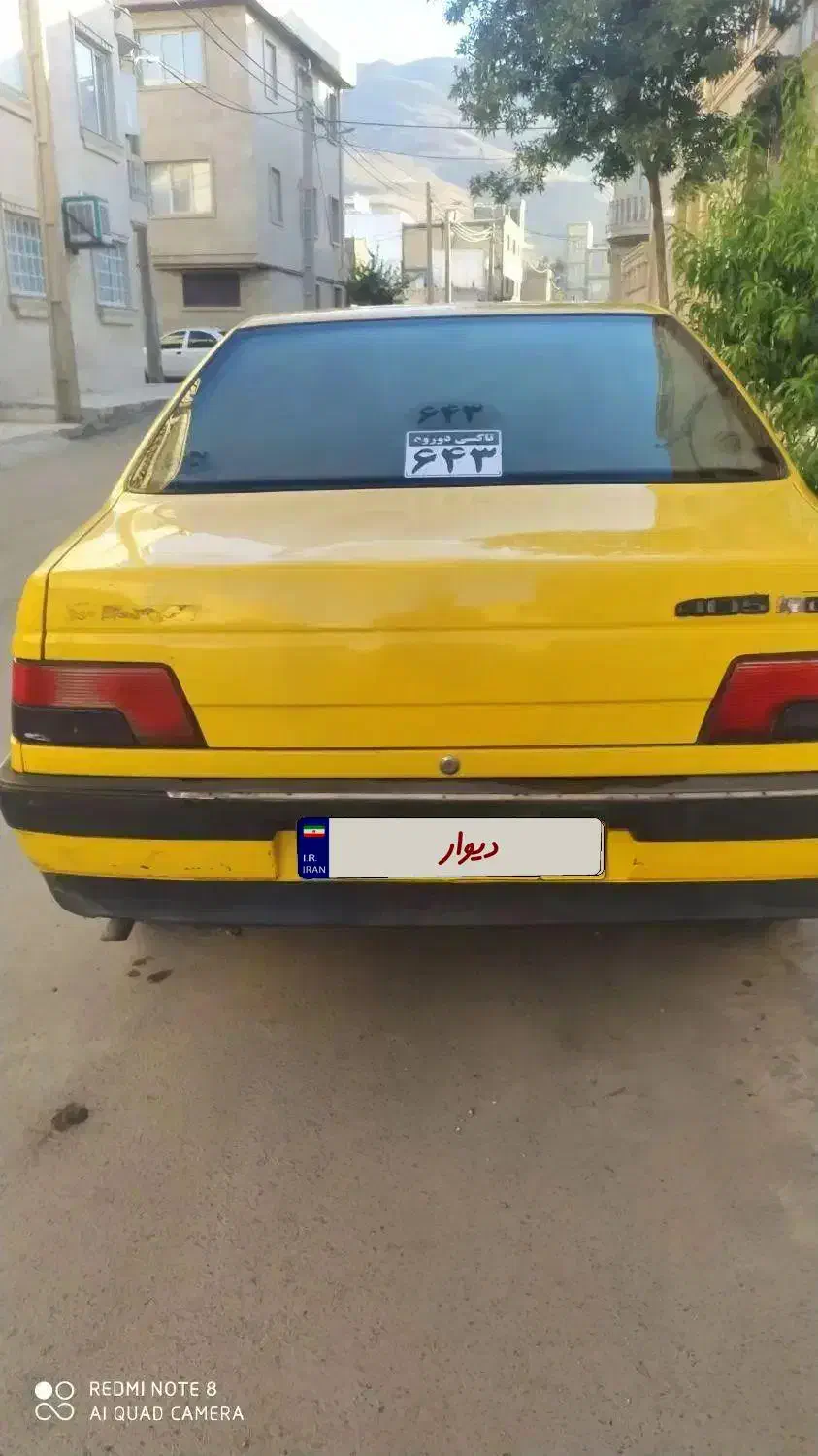 پژو تاکسی خط ایثار میباشد|خودرو سواری و وانت|دورود, |دیوار