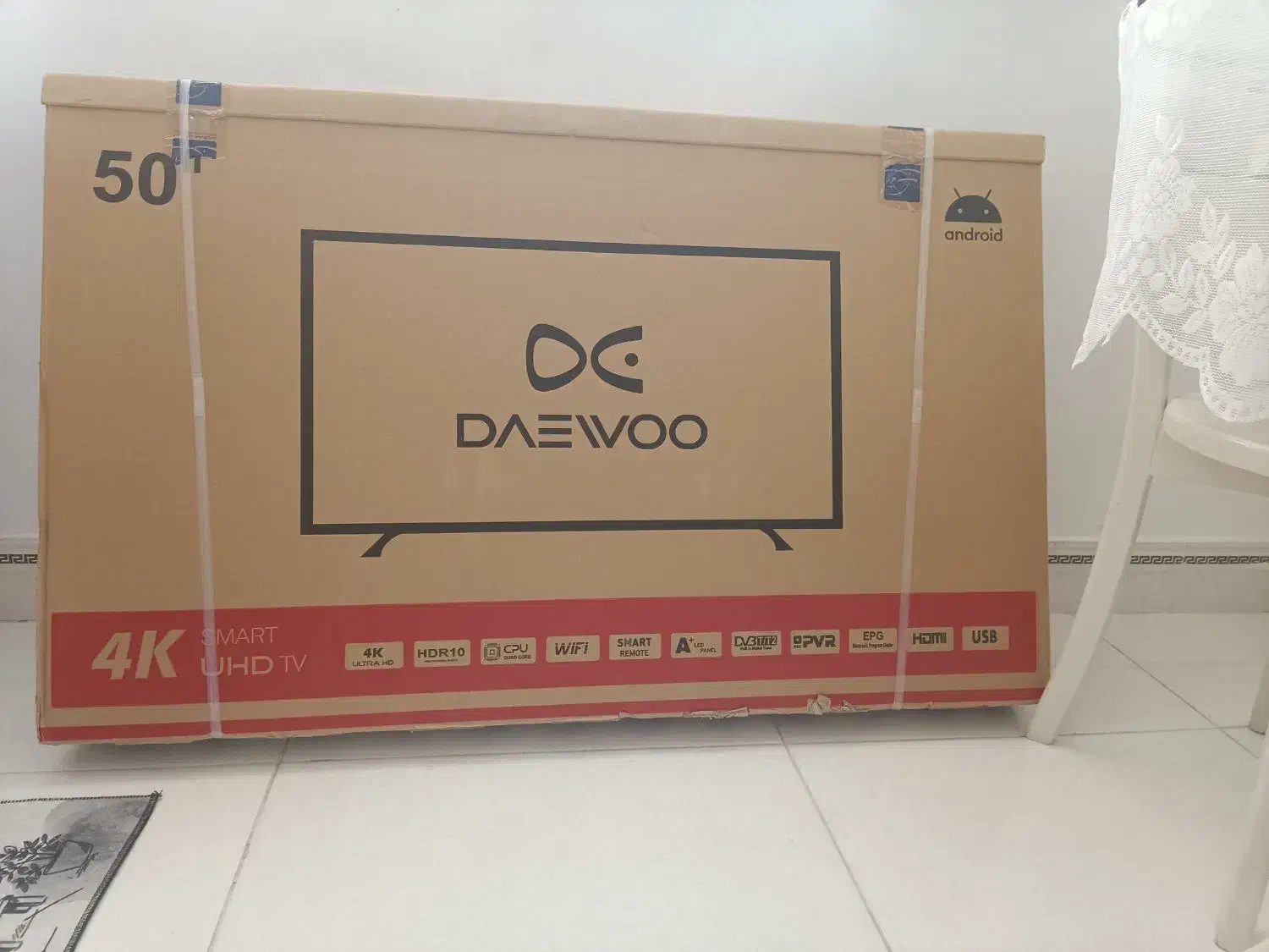 تلویزیون 50 اینچ دوو آکبند|تلویزیون و پروژکتور|کرمانشاه, |دیوار