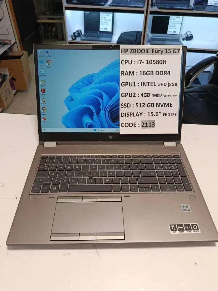 لپ تاپ قدرتمندhp ZBOOK G7 با 4 گیگ گرافیک (شاهرخی)|رایانه همراه|خرمآباد, |دیوار