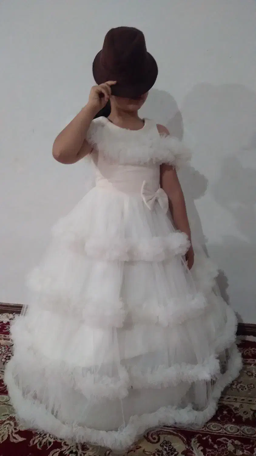 لباس عروس مناسب ۸ ساله و ۹ساله|کفش و لباس بچه|پارس‌آباد, |دیوار