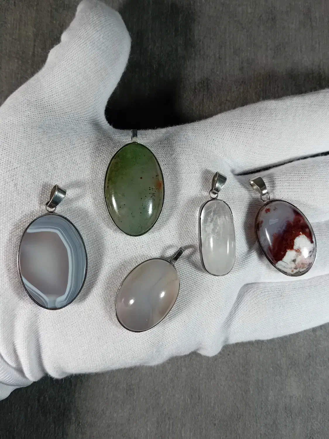 گردنی های عقیق شجر و رنگی|جواهرات|بم, |دیوار