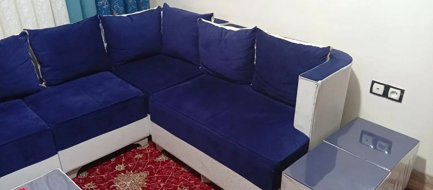 مبل ال ۷ نفره در حد نو|مبلمان خانگی و میز عسلی|خرمآباد, |دیوار