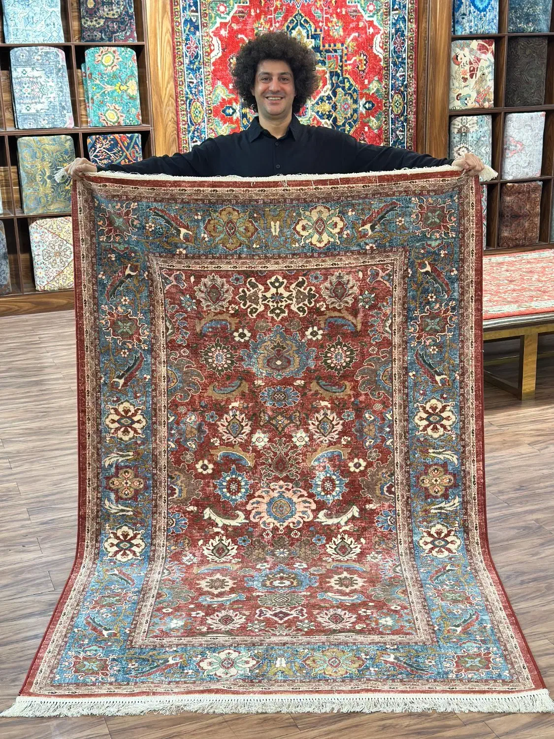 قالی سلطان آباد صادراتی|فرش|تهران, هروی|دیوار