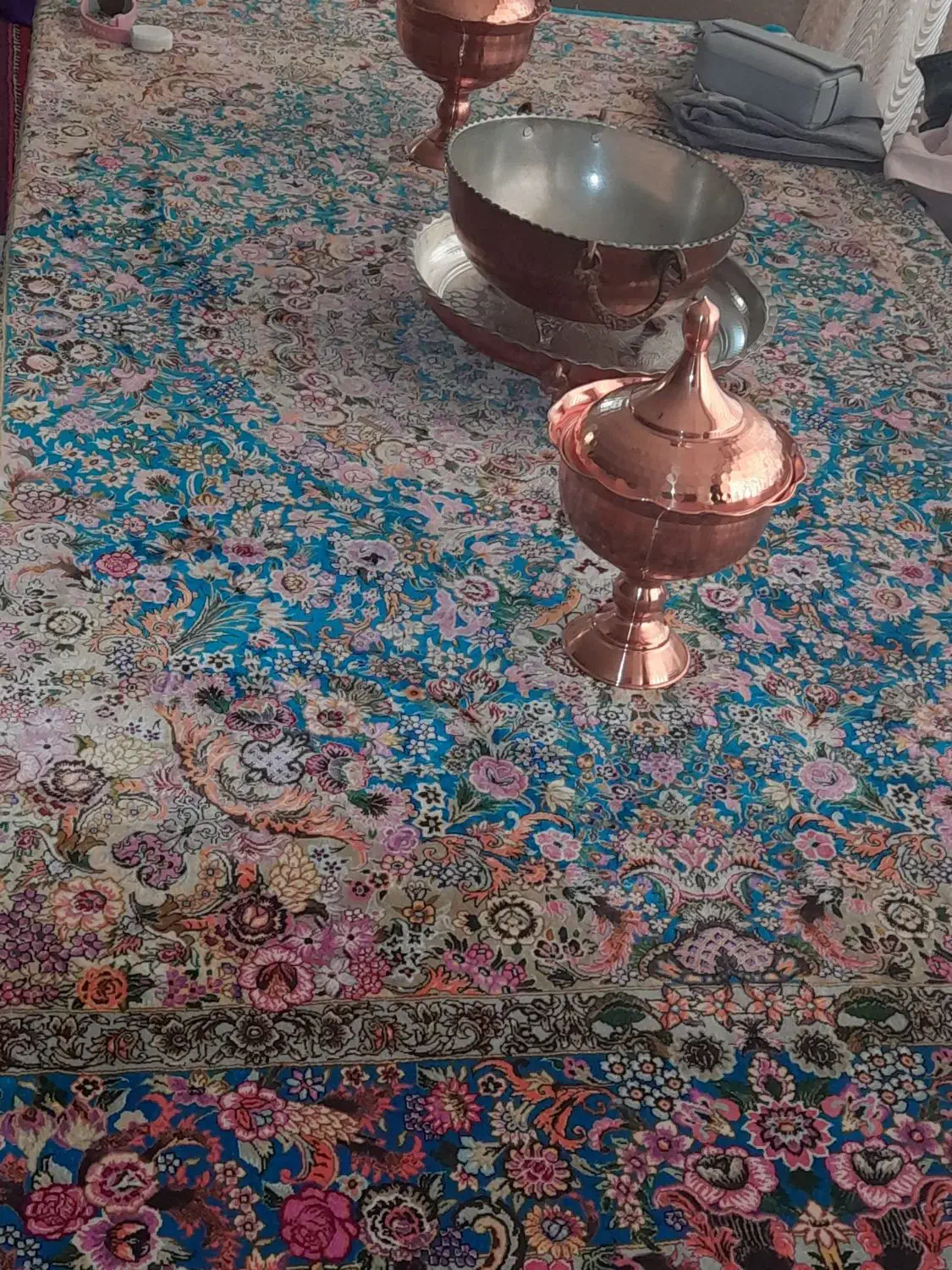 فرش ابریشم دسباف|فرش|تهران, حکمت|دیوار