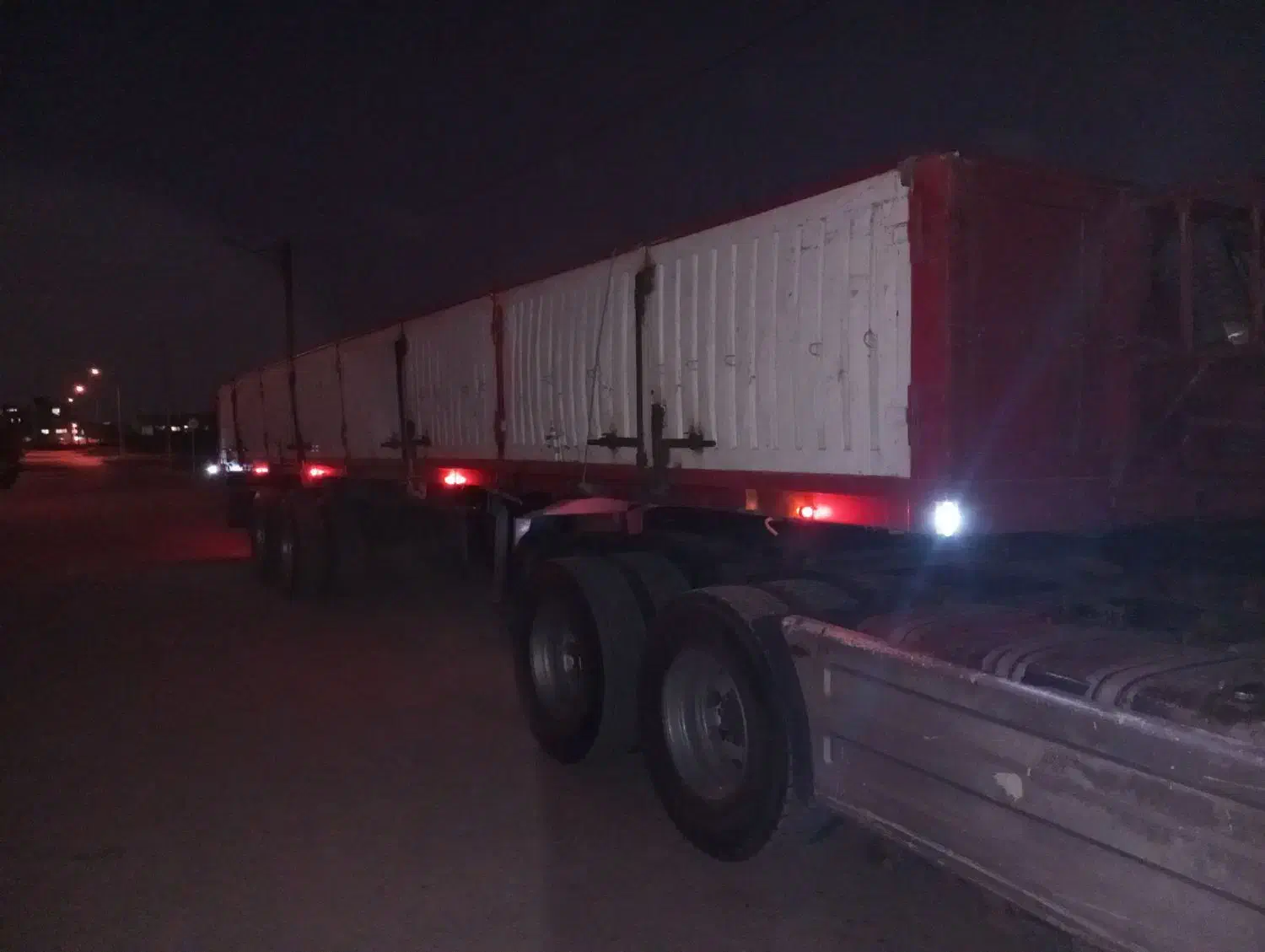 تریلی لبه دار دو محور بالنی|خودرو سنگین|علی‌آباد کتول, |دیوار