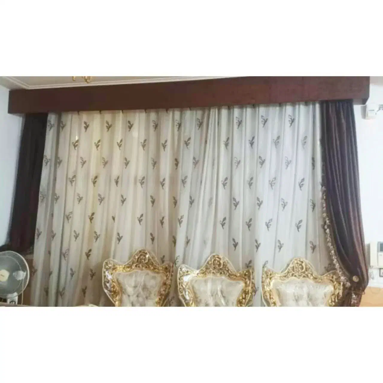 پرده ی کتیبه دار، نو و مرتب|پرده، رانر، رومیزی|شیراز, پودنک|دیوار