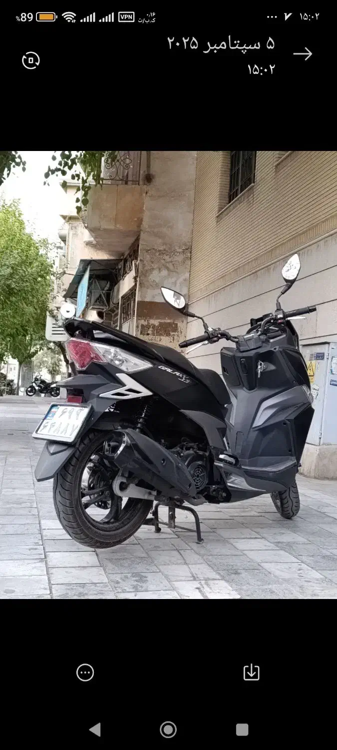 موتور گلکسی j200|موتورسیکلت|شیراز, زند|دیوار