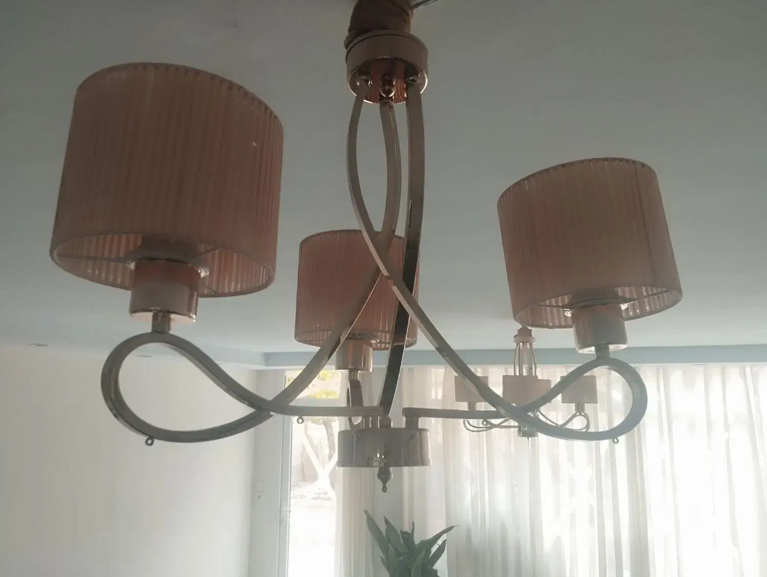 سه عدد لوستر استیل|لوستر و چراغ آویز|تهران, شهرک مخابرات|دیوار