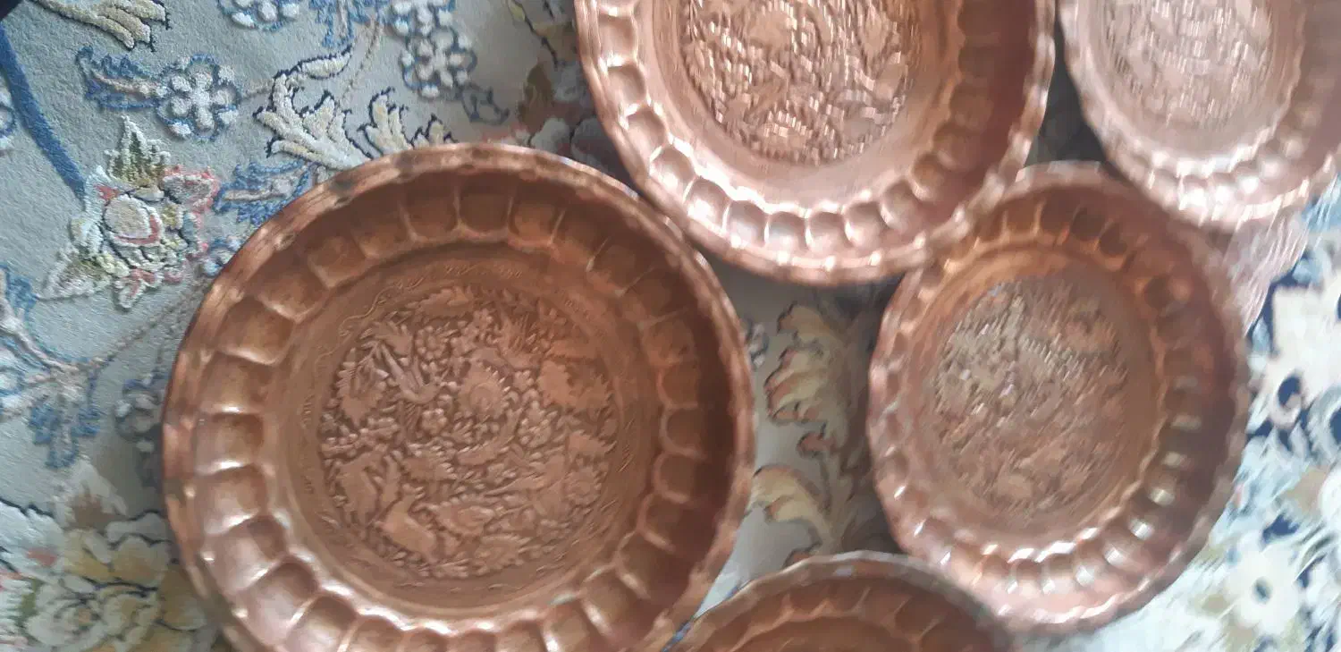 بشقاب مسی|ظروف سرو و پذیرایی|خرمآباد, |دیوار