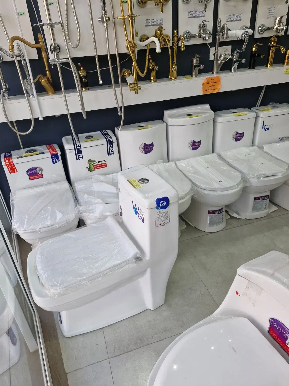 بخش انواع توالت فرنگی بیده و ساده٪آگهی۹کاسه توالت|لوازم سرویس بهداشتی|رودهن, |دیوار