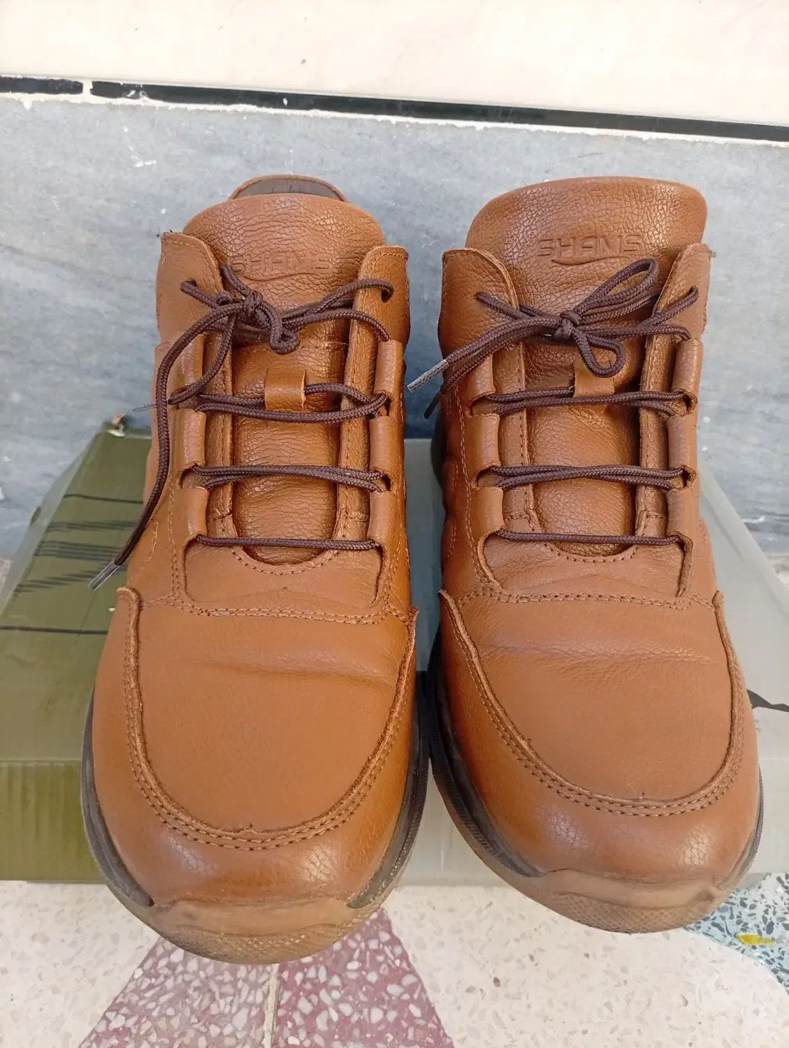 کفش بوت چرم گاوی سرمست تبریز سایز 43|کیف، کفش، کمربند|مرودشت, ثبت احوال|دیوار