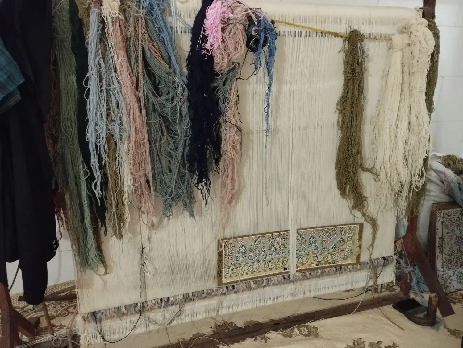 دارغالی|فرش|یزد, |دیوار