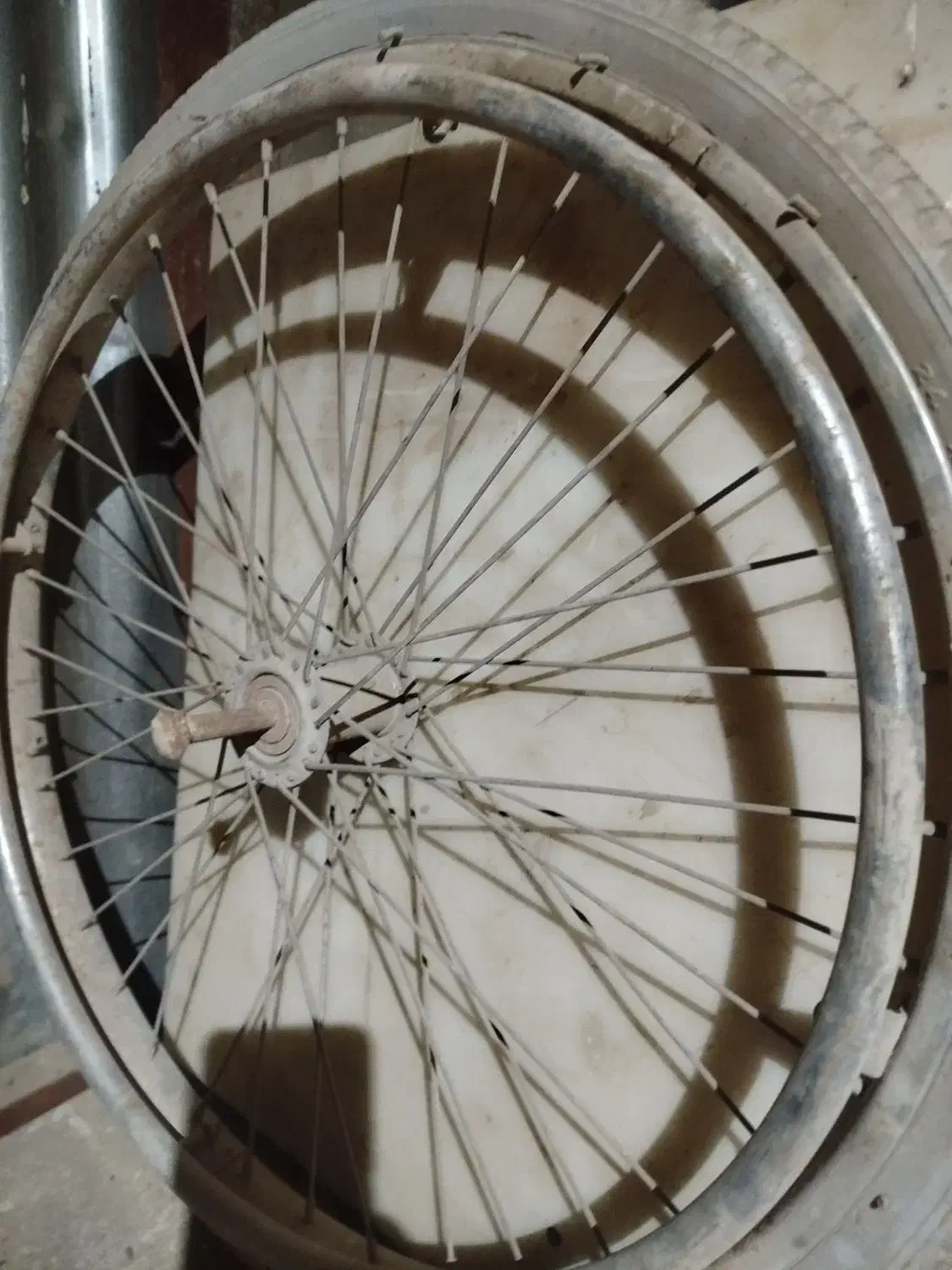 چرخ لاستیک ویلچر طوقه ویلچر|کالسکه و لوازم جانبی|قم, شهر قائم|دیوار