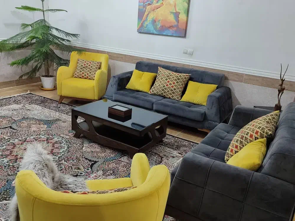 مبل هشت نفره و نهارخوری چهارنفره|مبلمان خانگی و میز عسلی|خرم‌آباد, |دیوار