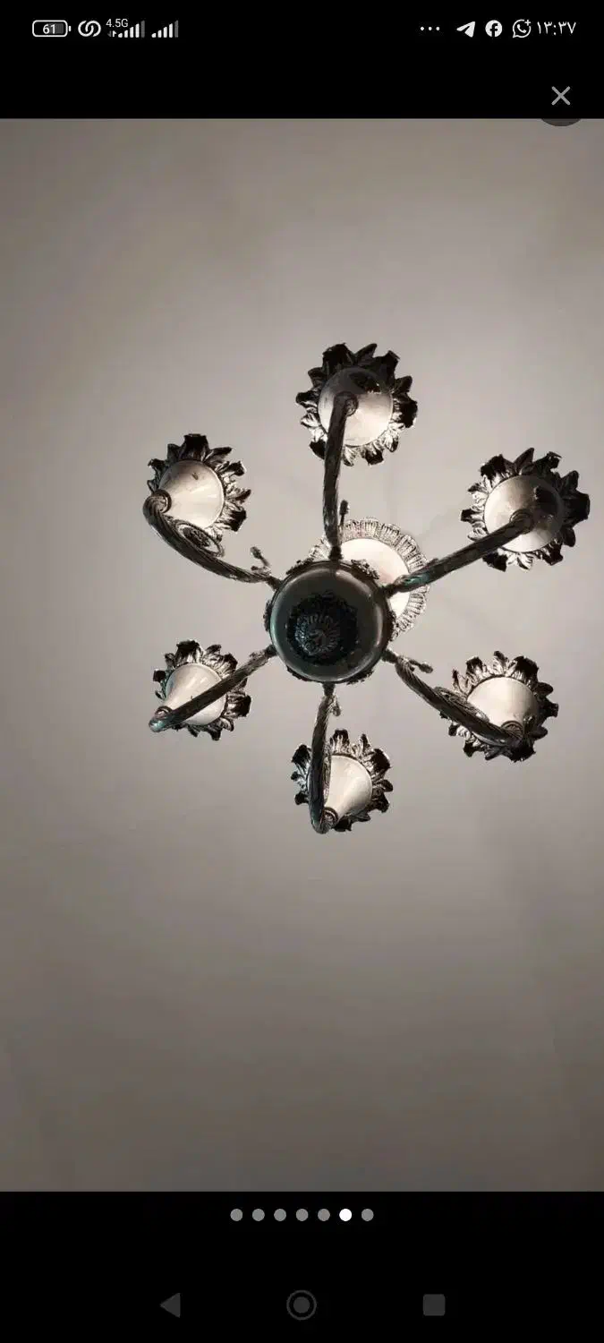 لوستر ۴ شاخه و ۶ شاخه در حد نو بسیار تمیز|لوستر و چراغ آویز|اصفهان, شهریار|دیوار