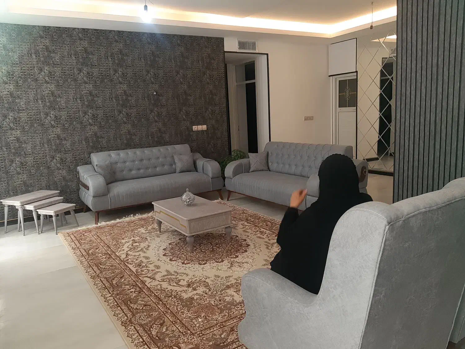 فروش مبل ۸نفر بدون میزعسلی|مبلمان خانگی و میز عسلی|شیراز, محراب|دیوار