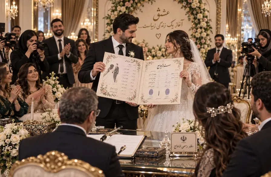 دفتر و سند محضر ازدواج و یادگاری برای عروس و داماد|لوازم التحریر|تهران, جمال‌زاده|دیوار
