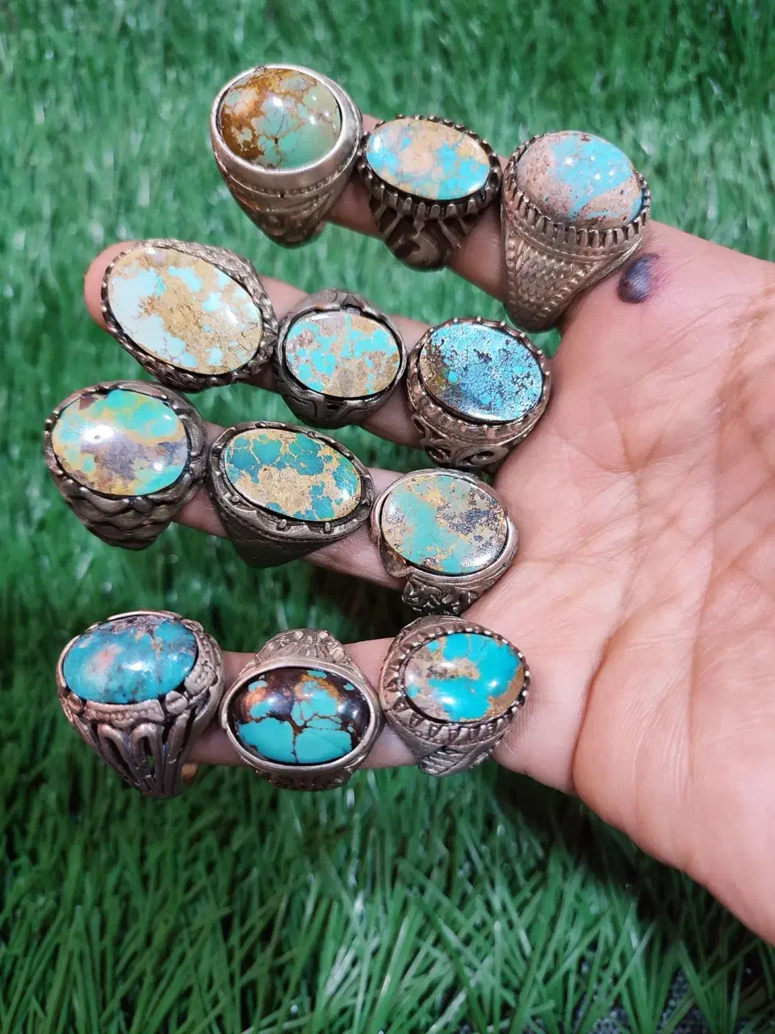 انگشتر فیروزه نیشابوری|جواهرات|شیراز, فرگاز|دیوار