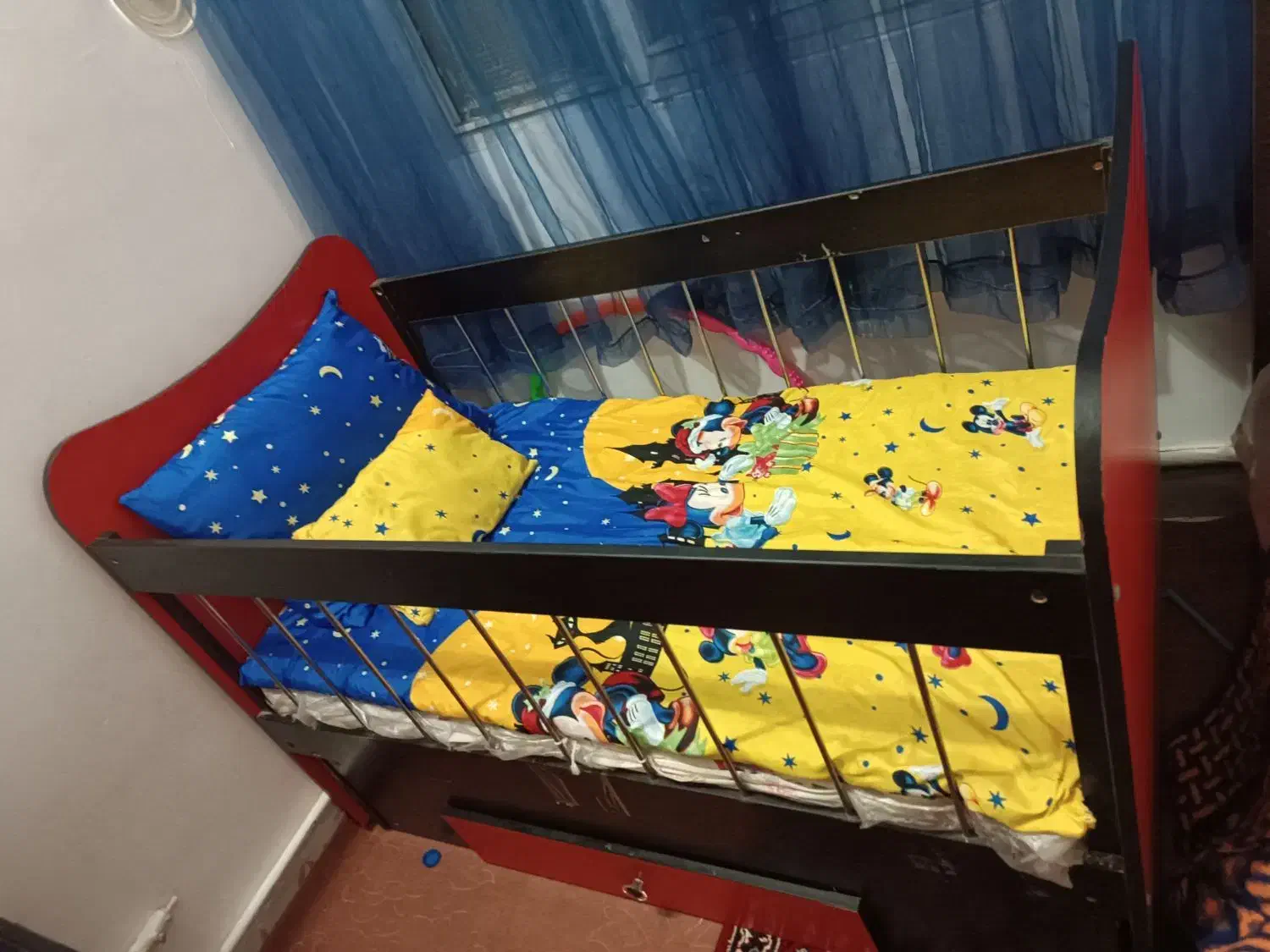 تخت و کمد کودک تا هفت سال|تخت و سرویس خواب|نظرآباد, رسالت|دیوار