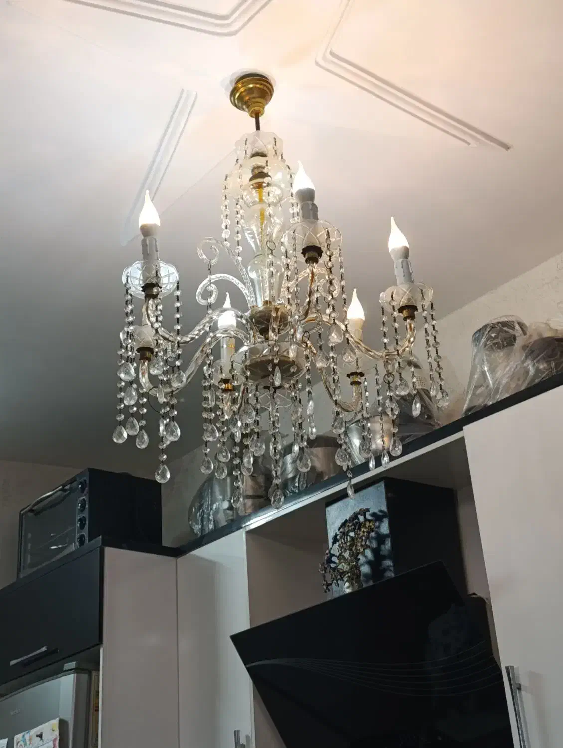 دوعددلوستر|لوستر و چراغ آویز|اراک, |دیوار