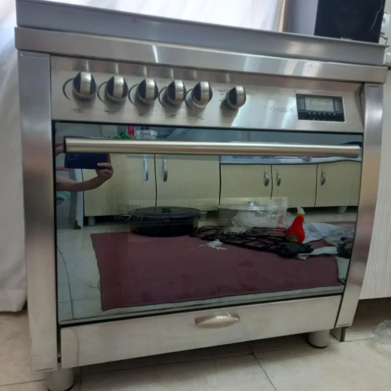 اجاق‌گاز فردار تاکنو تمام استیل|اجاق گاز و لوازم برقی پخت‌وپز|تهران, افسریه جنوبی|دیوار