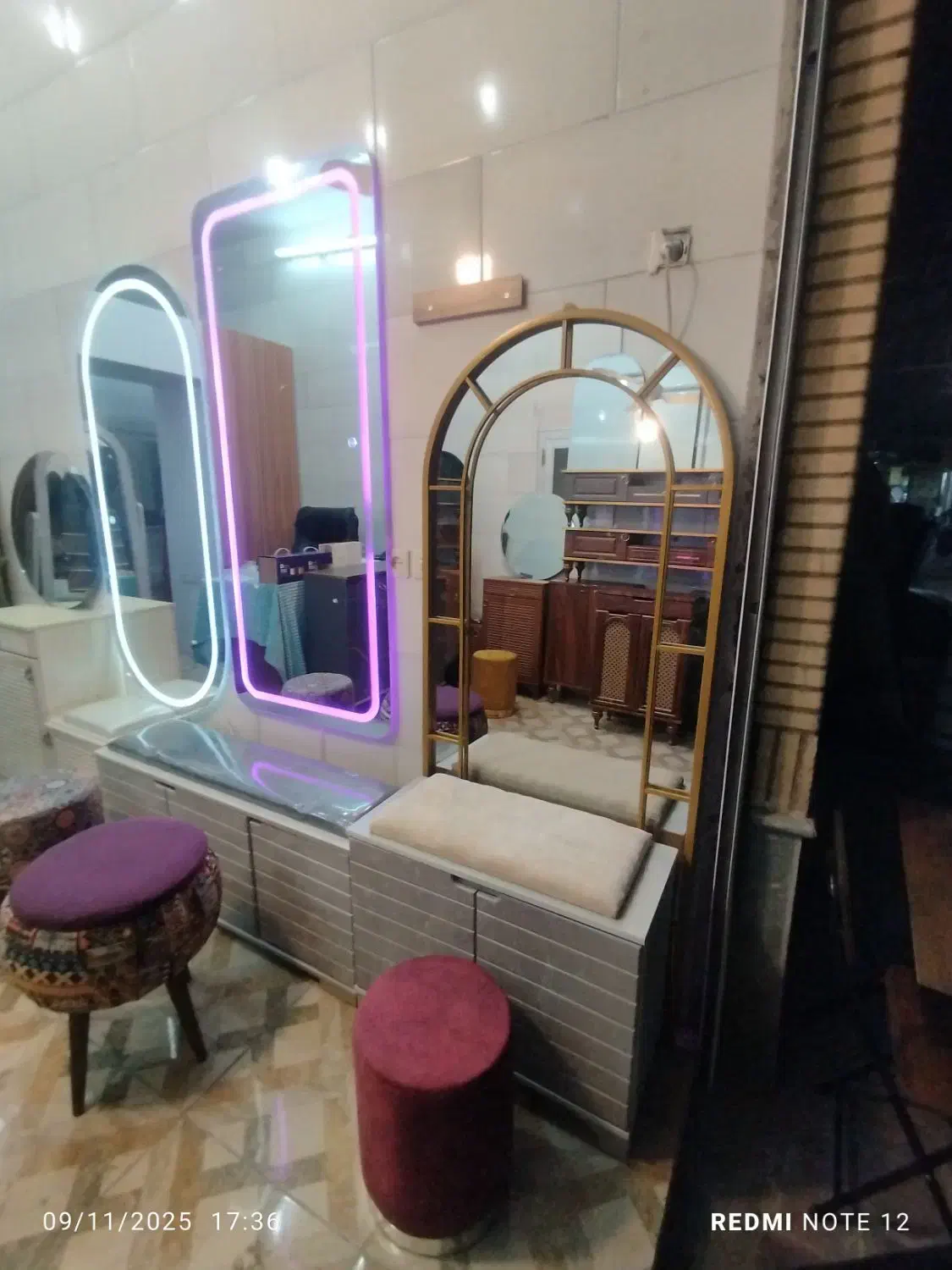 اینه قدی آرایشگاه|آینه|کازرون, |دیوار