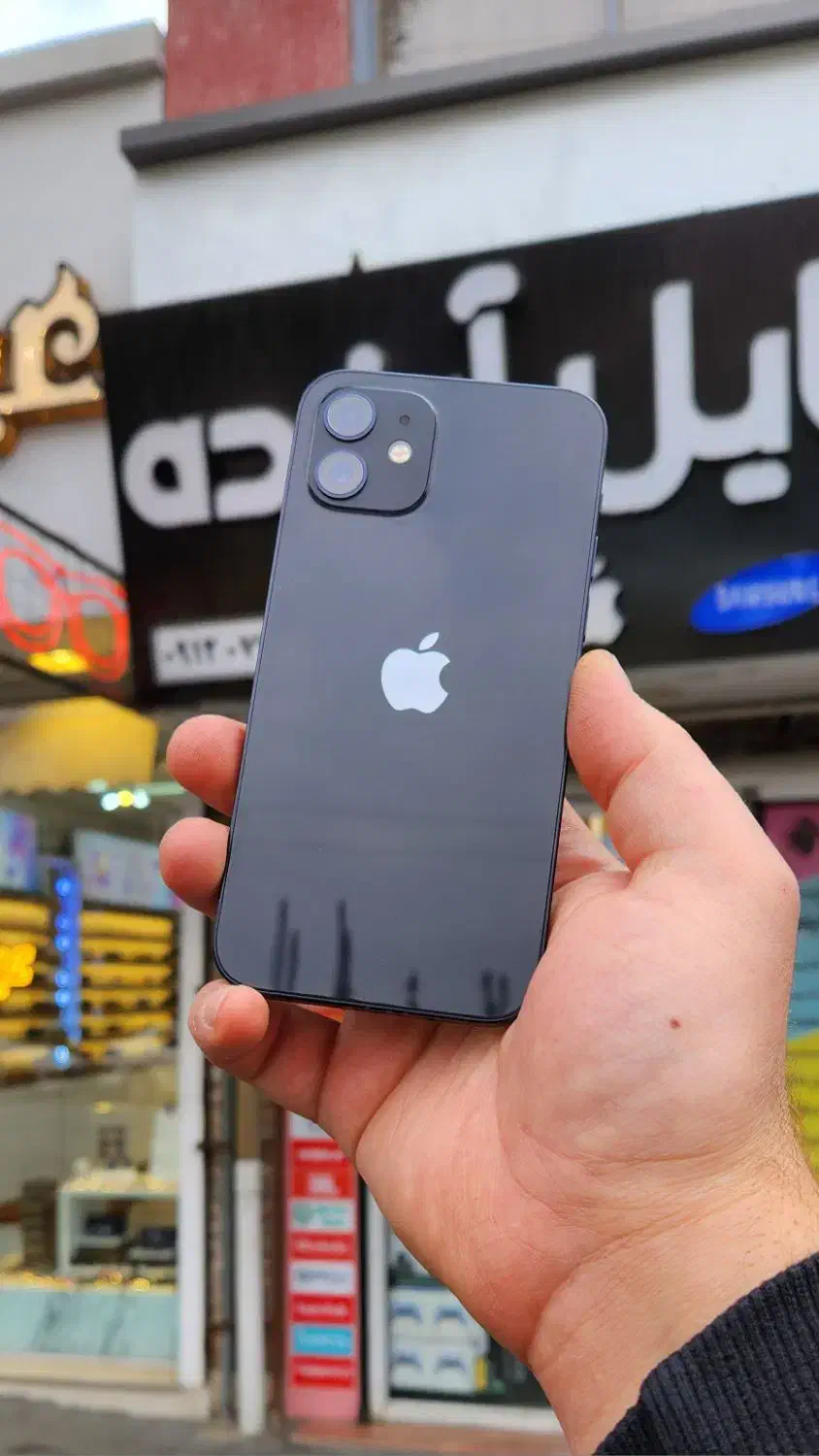 آیفون ۱۲ با حافظه ۱۲۸ ZAA باتری ۷۸ پلمپ پک اصلی|موبایل|زنجان, |دیوار