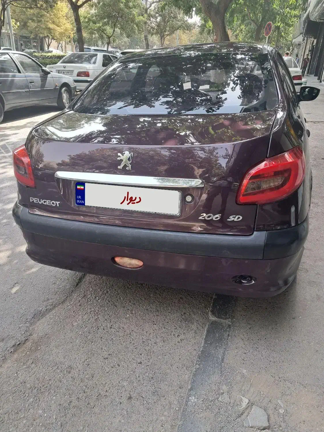 پژو ۲۰۶   sd     v  20 مدل ۹۰|خودرو سواری و وانت|مشهد, ملک‌آباد|دیوار