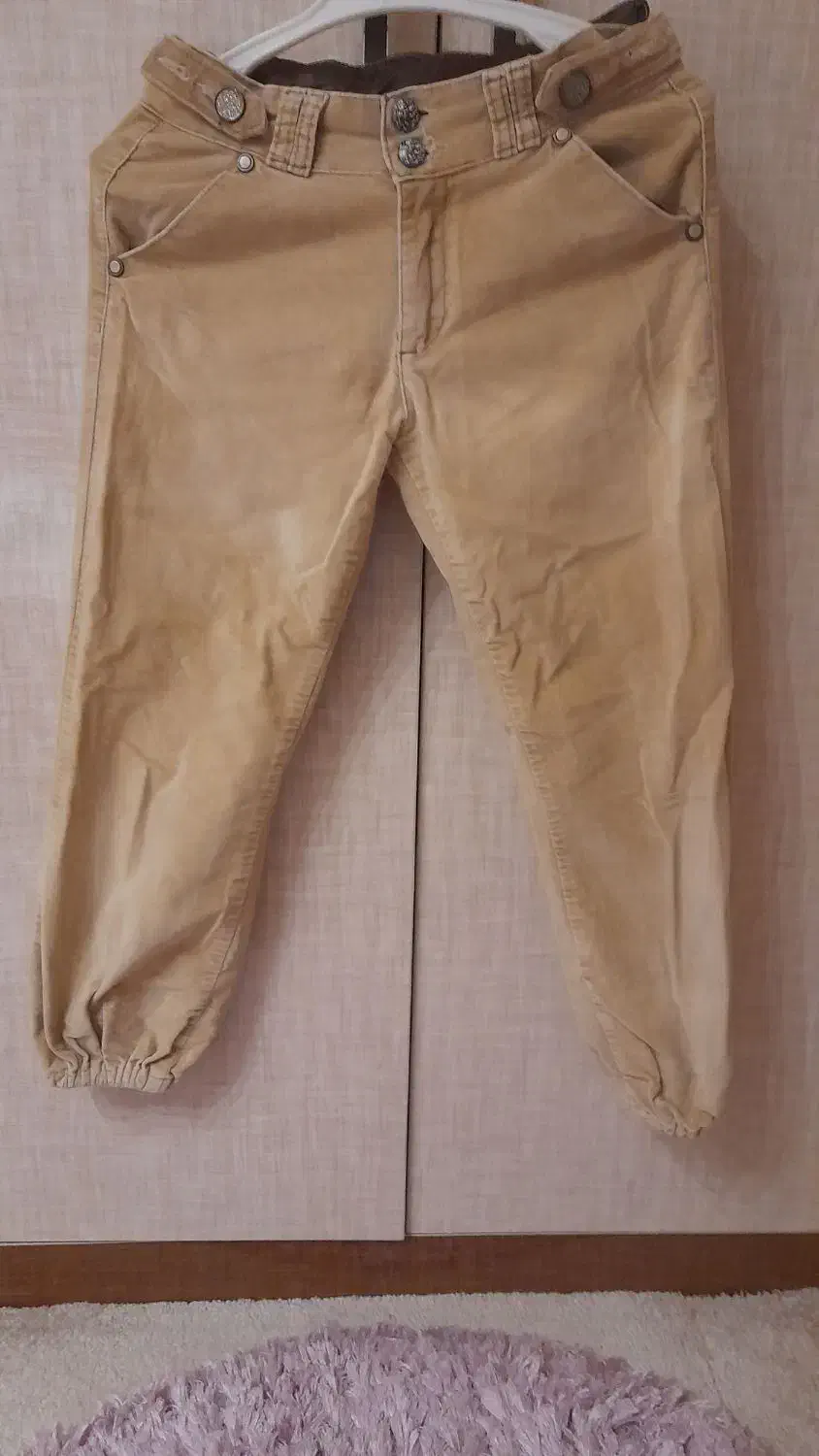 شلوار قهوه ای کتان|کفش و لباس بچه|اردبیل, |دیوار