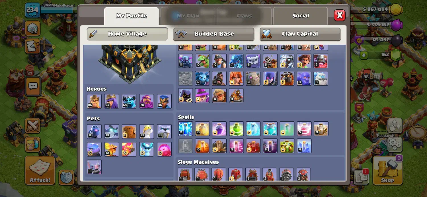 بازی کلش اف کلنز|کنسول، بازی ویدئویی و آنلاین|اسلامشهر, ایرین|دیوار