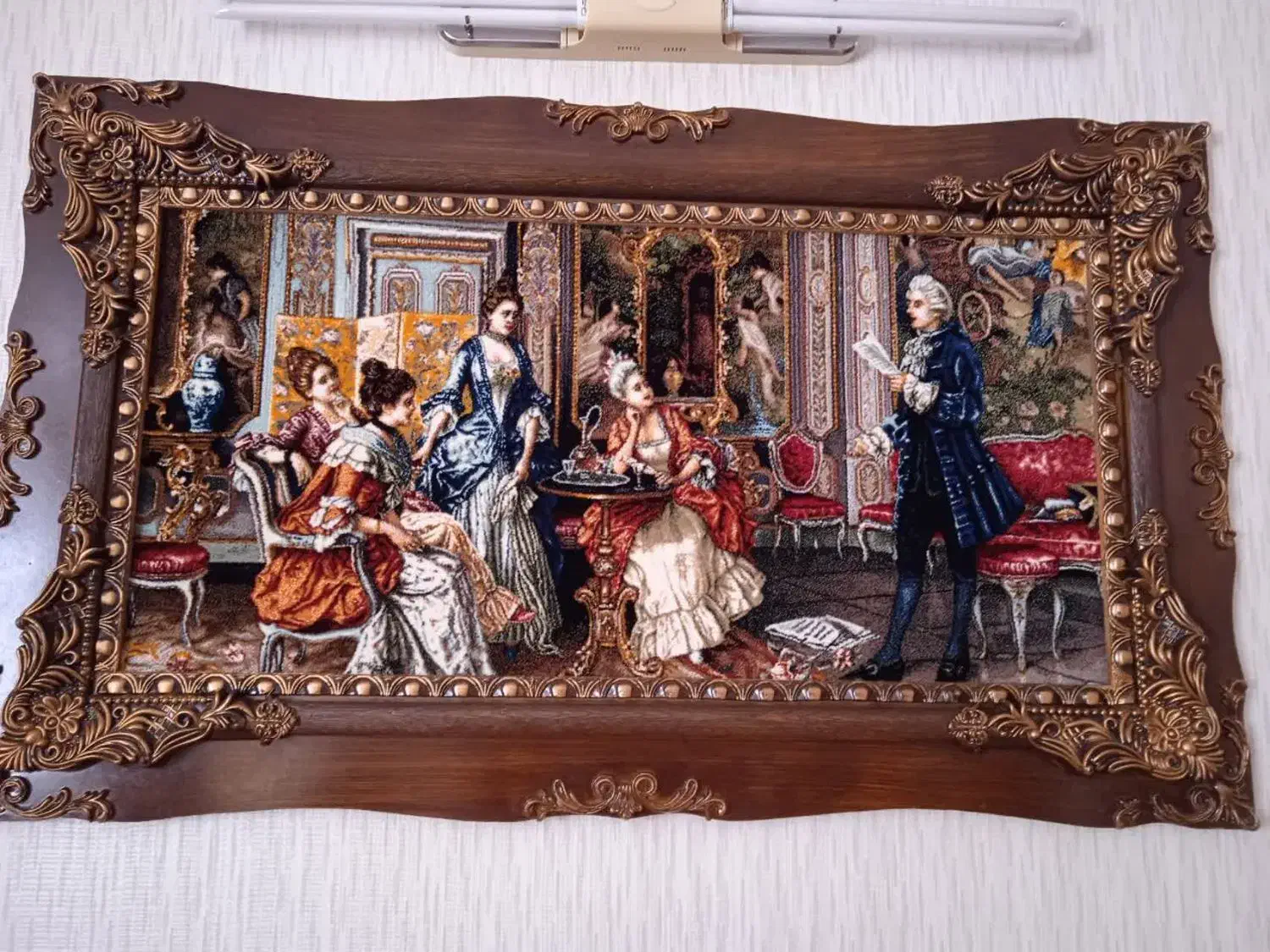 دوتا بلو فرش تراکم بالا شیک زیبا|تابلو فرش|اراک, |دیوار