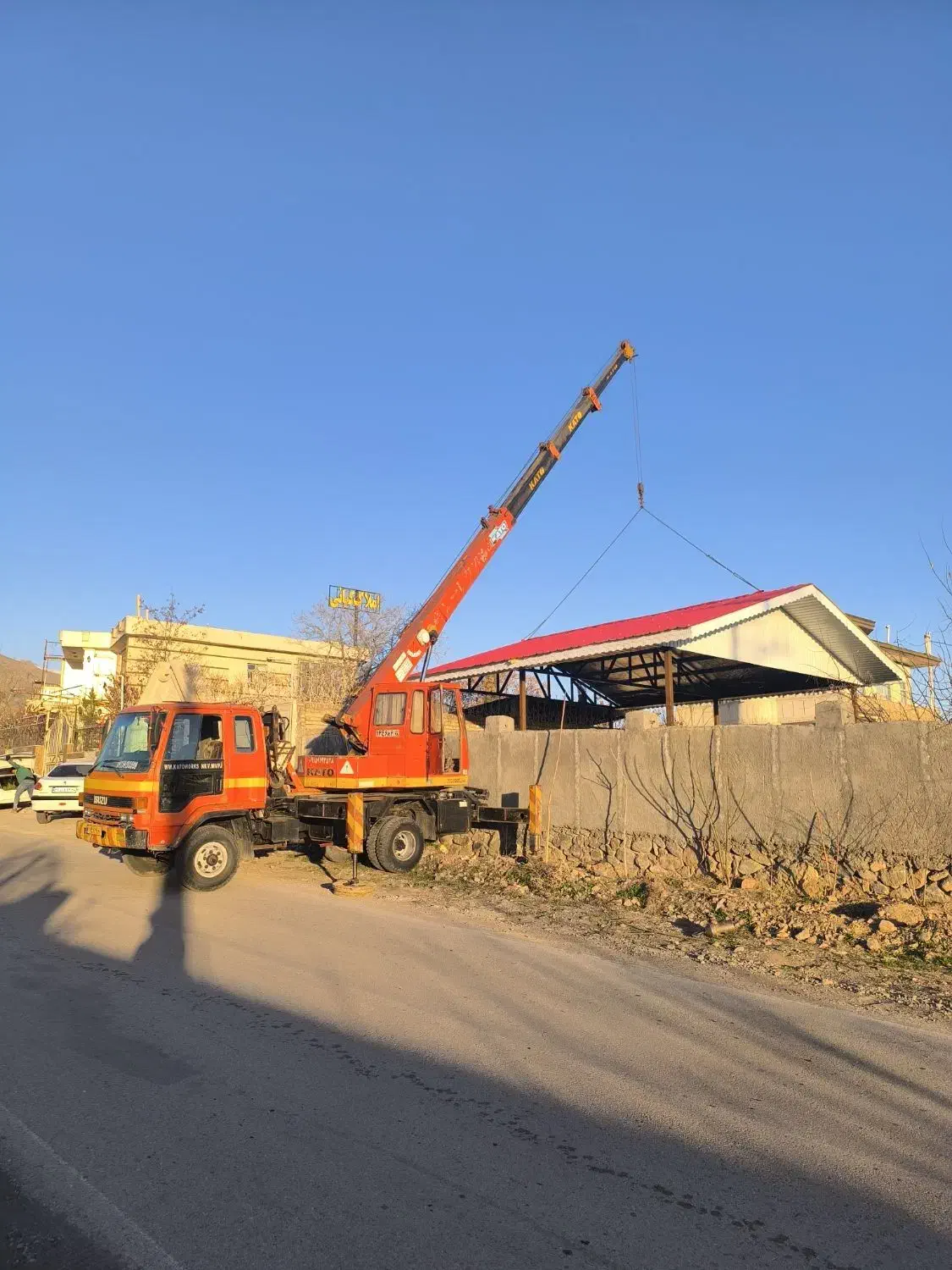 اجاره جرثقیل هفت تن با سی متر دکل|خدمات حمل و نقل|نیشابور, باغرود|دیوار