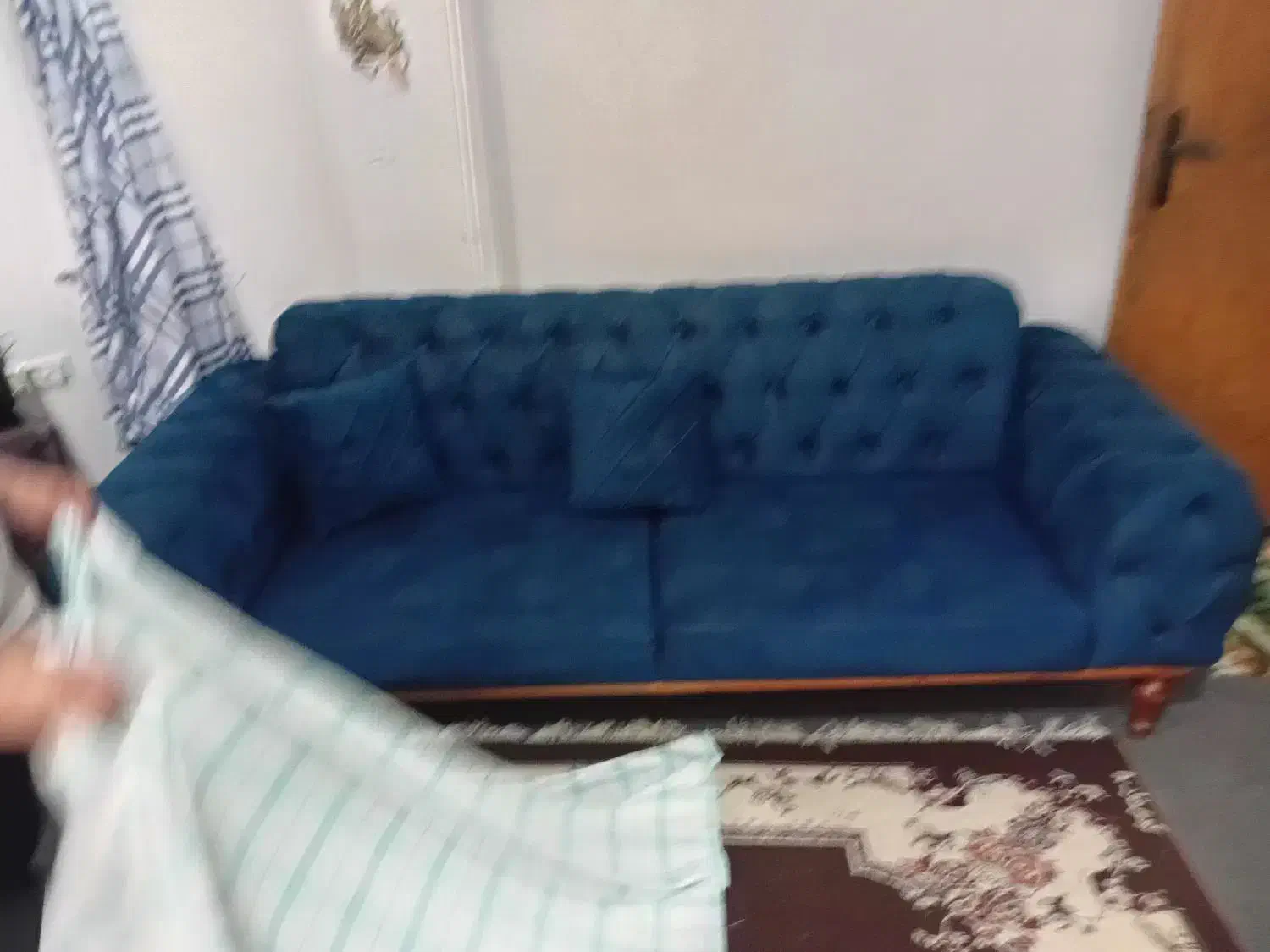 مبل هشت نفره درحد نو ۵ ماه کارکرد|مبلمان خانگی و میز عسلی|ساری, |دیوار