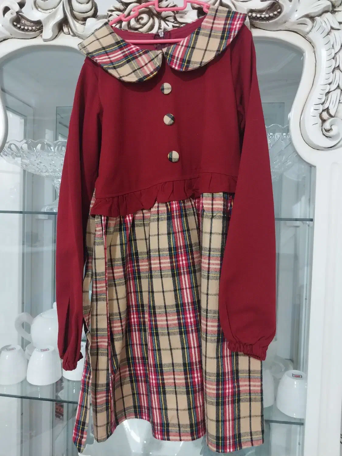 پیراهن پشمی یلدایی|کفش و لباس بچه|اهر, |دیوار