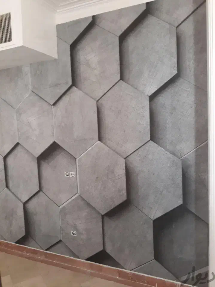 نصاب کاغذ دیواری و پوستر ۳ بعدی|خدمات پیشه و مهارت|پردیس, فاز ۲|دیوار