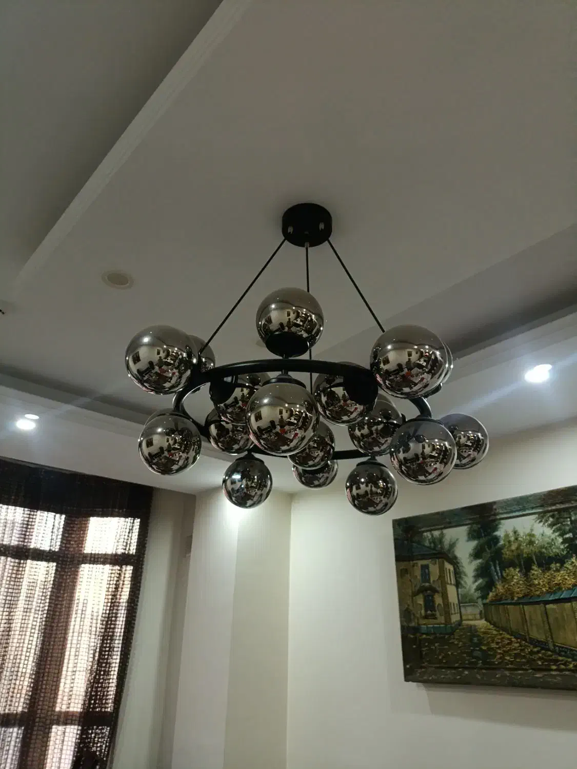 لوستر|لوستر و چراغ آویز|کرج, آق تپه|دیوار