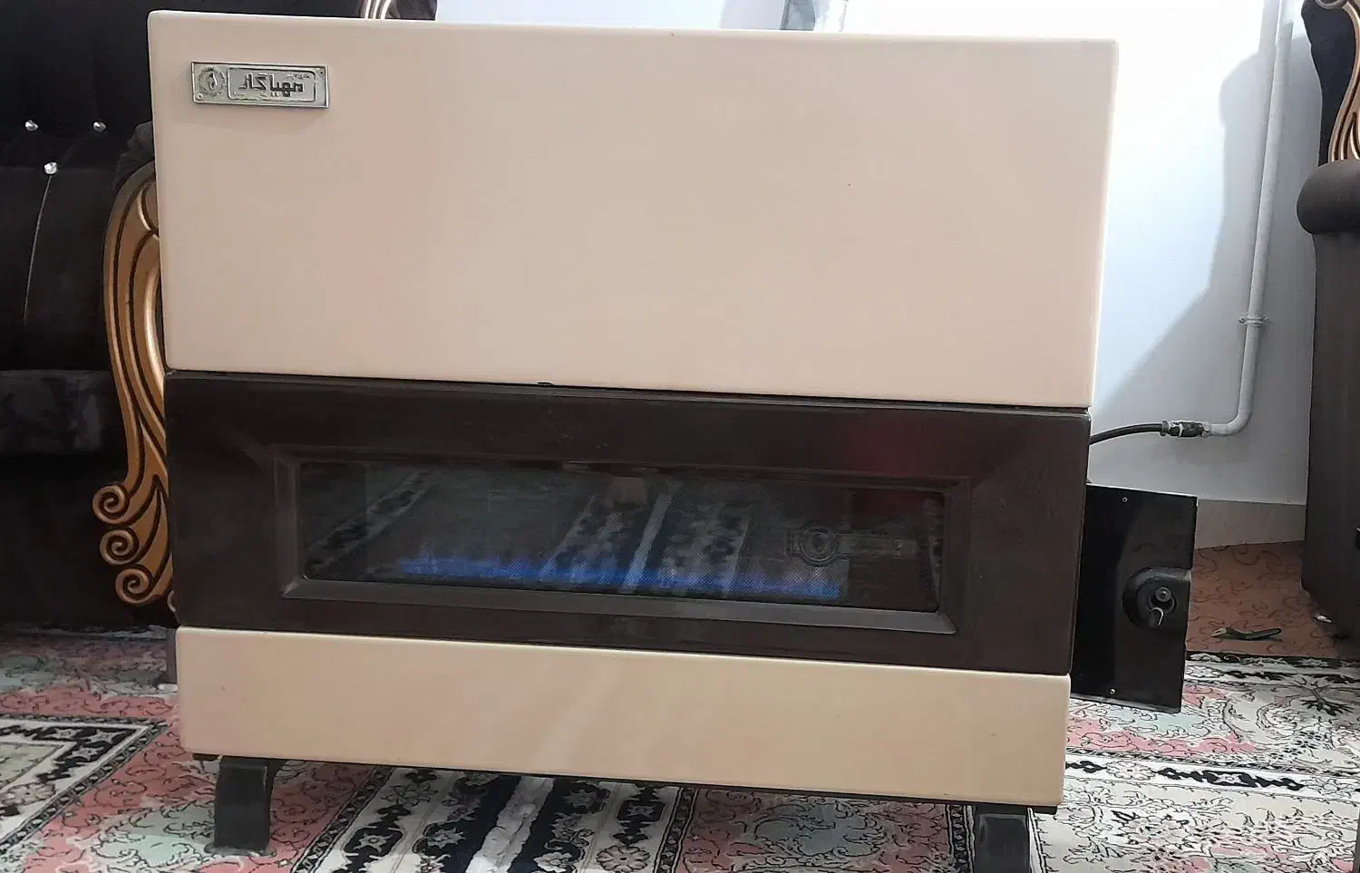 بخاری گازی|بخاری، هیتر، شومینه|بوئین زهرا, |دیوار