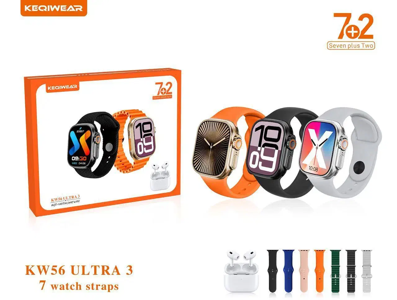 پک ساعت هوشمند همراه ایرپاد و ۷بند|ساعت|کاشان, جمال آباد|دیوار