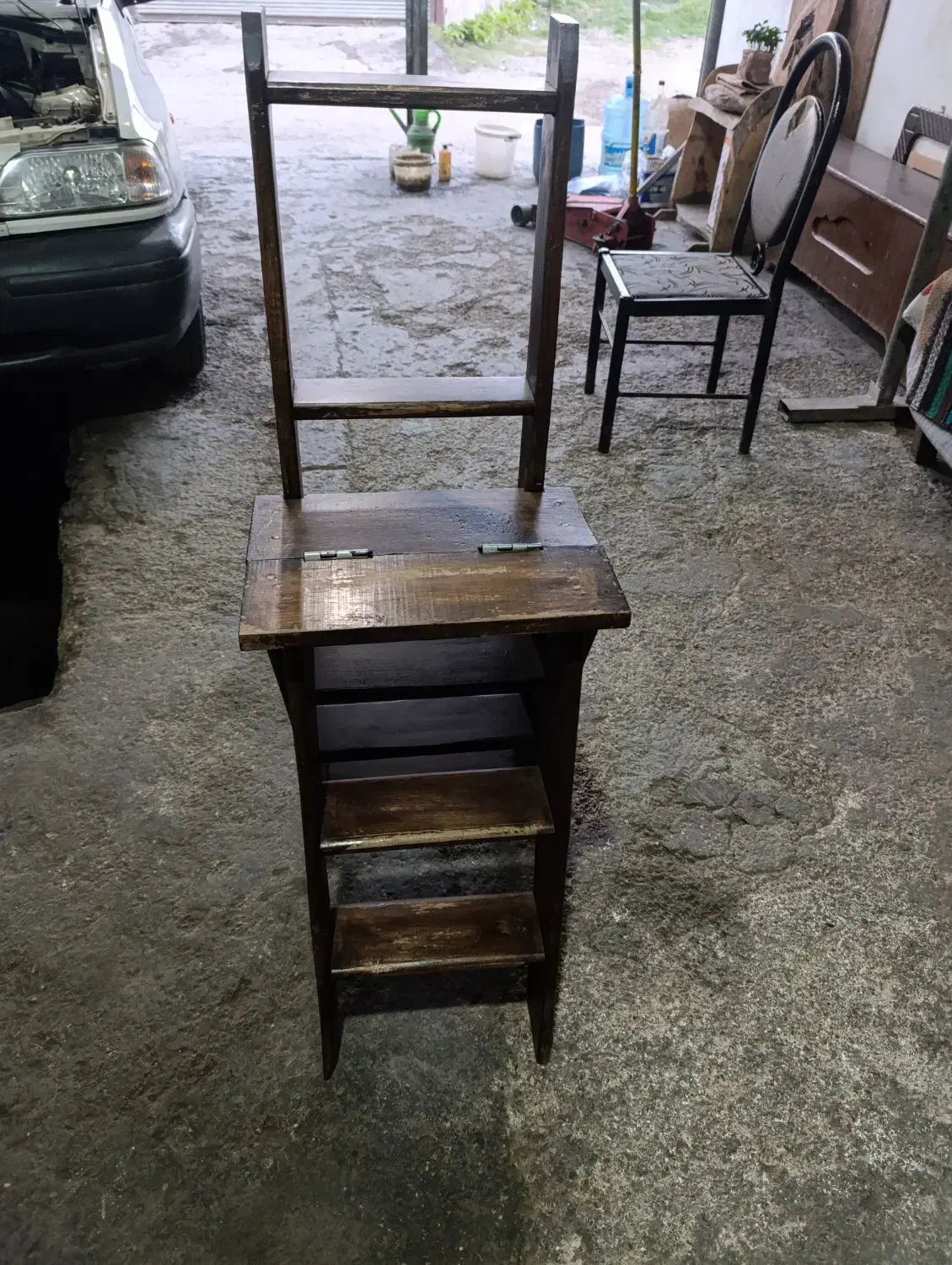 صندلی چند کاره چوب|صندلی و نیمکت|ساری, |دیوار