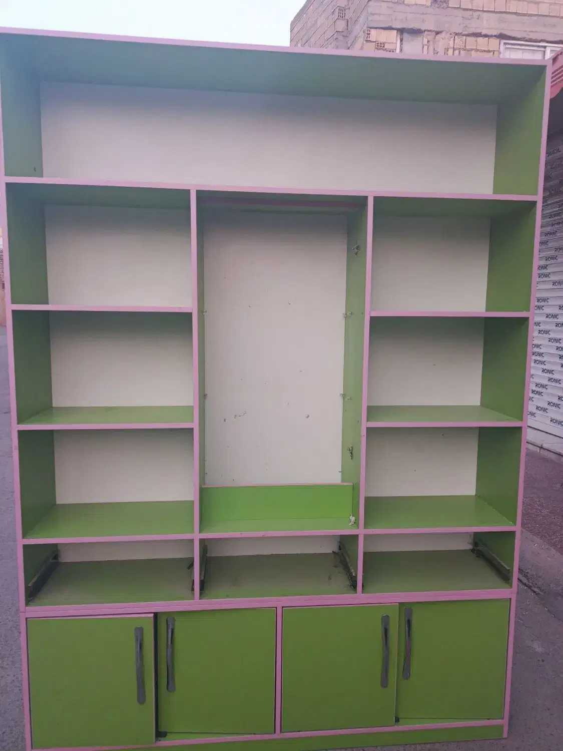 ویترین|کتابخانه، شلف، قفسههای دیواری|فلاورجان, |دیوار