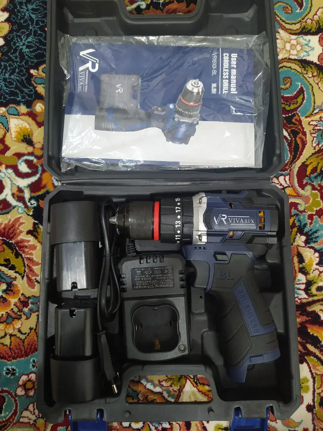 دریل شارژی وی وارکس مدل VR1610I-BL|ابزارآلات|بیرجند, |دیوار