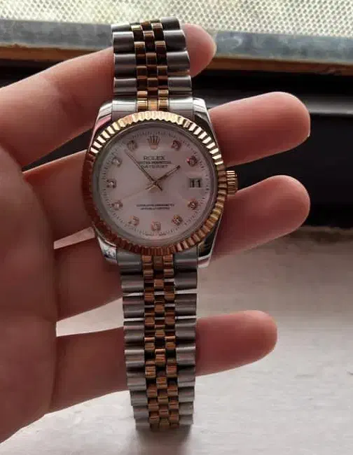 ساعت رولکس صفحه صدف، ضدآب اصل|ساعت|تنکابن, |دیوار